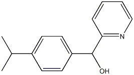 (4-propan-2-ylphenyl)-pyridin-2-ylmethanol Struktur