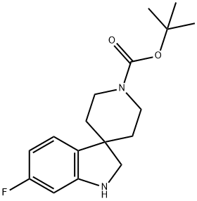 tert-Butyl 6-fluoro-1,2-dihydrospiro[indole-3,4'-piperidine]-1'-carboxylate