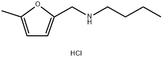 butyl[(5-methylfuran-2-yl)methyl]amine hydrochloride 化学構造式