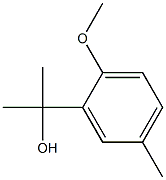 2-(2-甲氧基-5-甲基苯基)丙-2-醇, 859450-18-3, 结构式