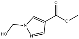 methyl 1-(hydroxymethyl)-1H-pyrazole-4-carboxylate Struktur