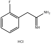 2-(2-fluorophenyl)ethanimidamide hydrochloride, 860815-04-9, 结构式