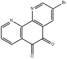 3-溴-1,10-菲罗啉-5,6-二酮, 861242-82-2, 结构式