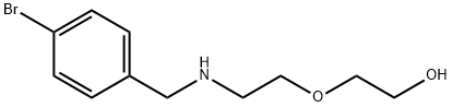 2-{2-[(4-bromobenzyl)amino]ethoxy}ethanol Structure
