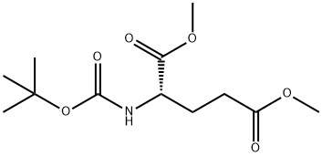 TERT-BUTYL 1,3-DI(METHOXYCARBONYL)PROPYLCARBAMATE Struktur