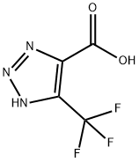 5-(Trifluoromethyl)-1H-1,2,3-Triazole-4-Carboxylic Acid Struktur