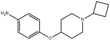 4-((1-CYCLOBUTYLPIPERIDIN-4-YL)OXY)ANILINE Structure