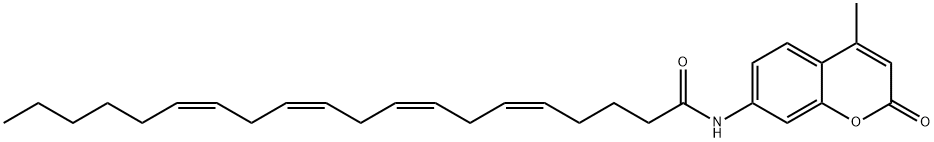 (5Z,8Z,11Z,14Z)-N-(4-methyl-2-oxochromen-7-yl)icosa-5,8,11,14-tetraenamide|(5Z,8Z,11Z,14Z)-N-(4-methyl-2-oxochromen-7-yl)icosa-5,8,11,14-tetraenamide