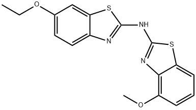 6-ethoxy-N-(4-methoxybenzo[d]thiazol-2-yl)benzo[d]thiazol-2-amine Struktur