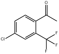 1-(4-Chloro-2-trifluoromethyl-phenyl)-ethanone Structure