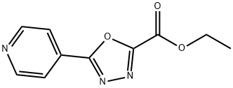 5-(吡啶-4-基)-1,3,4-恶二唑-2-甲酸乙酯, 865610-89-5, 结构式