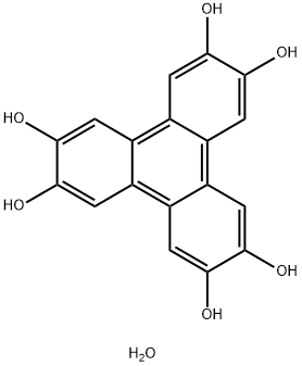 Triphenylene-2,3,6,7,10,11-hexaol hydrate Structure