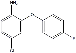 4-Chloro-2-(4-fluorophenoxy)aniline Structure