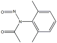 N-(2,6-dimethylphenyl)-N-nitroso-acetamide Struktur