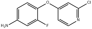 4-(2-Chloro-pyridin-4-yloxy)-3-fluoro-phenylamine Struktur