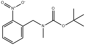 (N-甲基-N-叔丁氧羰基氨基甲基)-硝基苯, 868783-62-4, 结构式