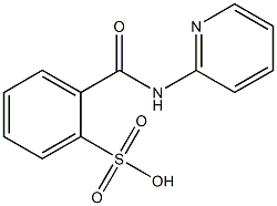 2-(pyridin-2-ylcarbamoyl)benzenesulfonic acid Struktur