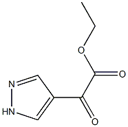 Ethyl 2-oxo-2-(1H-pyrazol-4-yl)acetate Structure