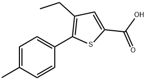 4-Ethyl-5-(4-methylphenyl)thiophene-2-carboxylic acid