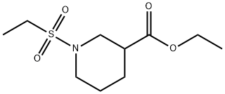 ethyl 1-(ethylsulfonyl)piperidine-3-carboxylate 化学構造式