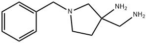 3-Aminomethyl-1-benzyl-pyrrolidin-3-ylamine Struktur