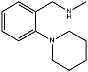 N-methyl-1-(2-(piperidin-1-yl)phenyl)methanamine Structure