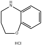 1,3,4,5-TETRAHYDRO-5-OXA-BENZO[B]AZEPINE HCL 化学構造式