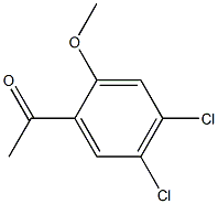 1-(4,5-dichloro-2-methoxyphenyl)ethanone 结构式