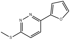 3-(呋喃-2-基)-6-(甲硫基)哒嗪 结构式