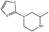 3-methyl-1-(1,3-thiazol-2-yl)piperazine, 873075-51-5, 结构式