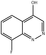 8-Fluoro-1H-cinnolin-4-one Structure