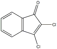 1H-Inden-1-one, 2,3-dichloro-,876-82-4,结构式