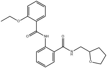 2-ethoxy-N-(2-{[(tetrahydro-2-furanylmethyl)amino]carbonyl}phenyl)benzamide,876035-82-4,结构式
