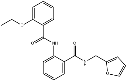 2-ethoxy-N-(2-{[(2-furylmethyl)amino]carbonyl}phenyl)benzamide,876035-87-9,结构式