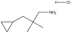 3-Cyclopropyl-2,2-dimethylpropan-1-aminehydrochloride Structure