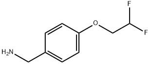 1-[4-(2,2-difluoroethoxy)phenyl]methanamine 化学構造式
