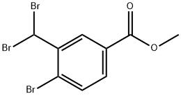 METHYL 4-BROMO-3-(DIBROMOMETHYL)BENZOATE, 877624-37-8, 结构式