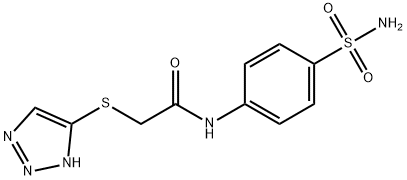 N-(4-sulfamoylphenyl)-2-(1H-1,2,3-triazol-5-ylsulfanyl)acetamide Structure