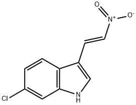 6-CHLORO-3-(2-NITROVINYL)-1H-INDOLE Structure