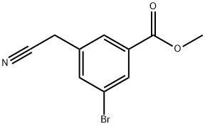 methyl 3-bromo-5-(cyanomethyl)benzoate Structure