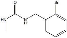 Urea, N-[(2-bromophenyl)methyl]-N'-methyl- Struktur