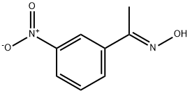 1-(3-nitrophenyl)ethanone oxime 化学構造式