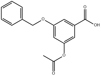 3-(acetyloxy)-5-(benzyloxy)benzoic acid Structure