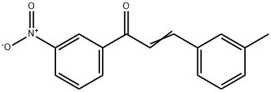 (2E)-3-(3-methylphenyl)-1-(3-nitrophenyl)prop-2-en-1-one, 880410-63-9, 结构式