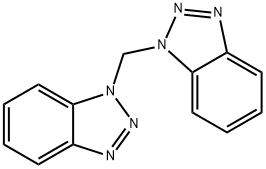 1-(苯并三唑-1-基甲基)苯并三唑,88064-00-0,结构式