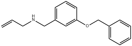 {[3-(benzyloxy)phenyl]methyl}(prop-2-en-1-yl)amine,880805-61-8,结构式
