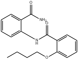 N-[2-(aminocarbonyl)phenyl]-2-butoxybenzamide Struktur
