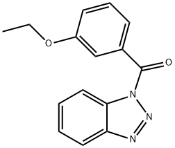 1-(3-ethoxybenzoyl)-1H-1,2,3-benzotriazole Struktur