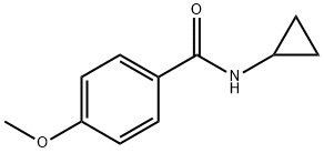 N-cyclopropyl-4-methoxybenzamide Structure