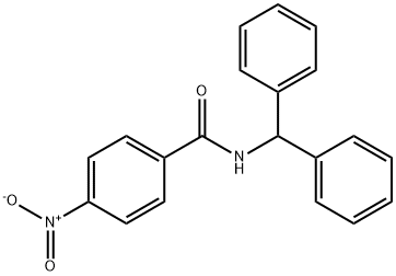 N-(diphenylmethyl)-4-nitrobenzamide Structure